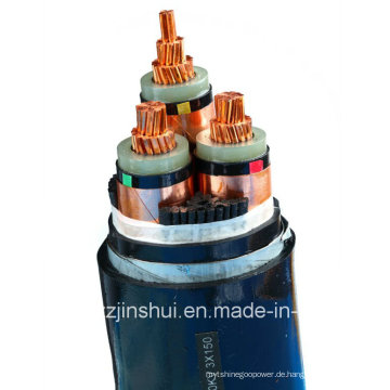 Henan Jinshui Gruppe MV Electric 3 Core XLPE Armored Power Kabel